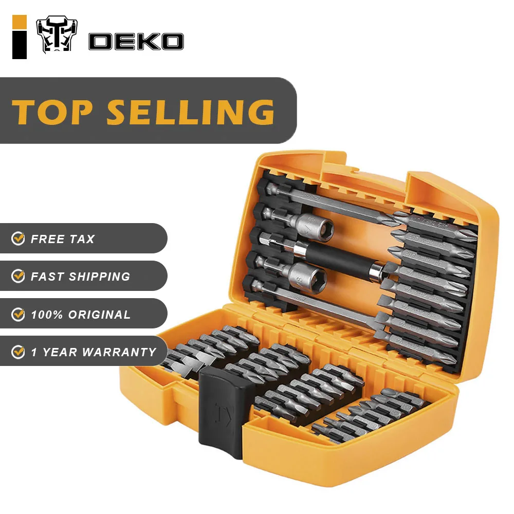 DEKO 46 in 1 Set di Cacciaviti A Croce/Intaglio Bit Con Magnetico Multi Tool Home Elettrodomestici Riparazione Kit Utensili A Mano