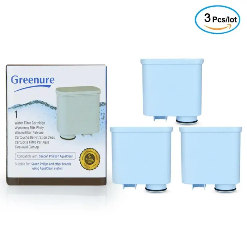 Сменный фильтр для воды для кофемашины CMF009 для Saeco, AquaClean, Philips CA6903/10/00/01/22/47, 3 упаковки