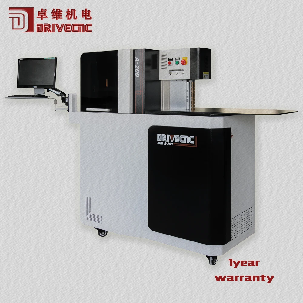 CNC Advertising Channel Letter Bending Machine Aluminum Profile Letter Bender Weight Automatic Channel Letter Bender Flat Alumin