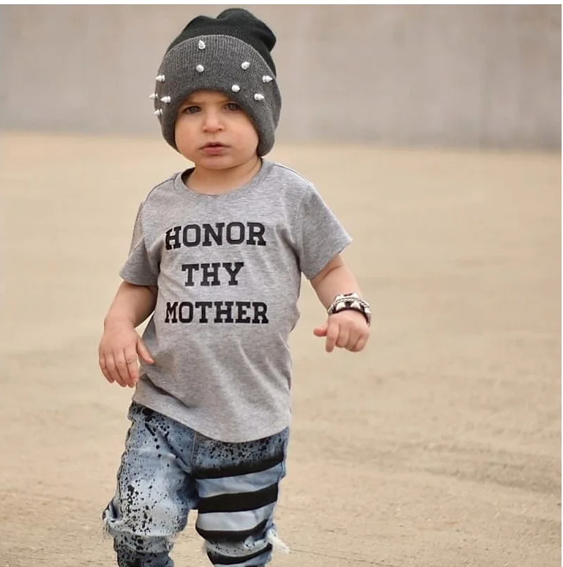 2020 new boys t shirt for children fashion 100% cotton letter print Short sleeve Children\'s T-shirt kids tops 2-10 year