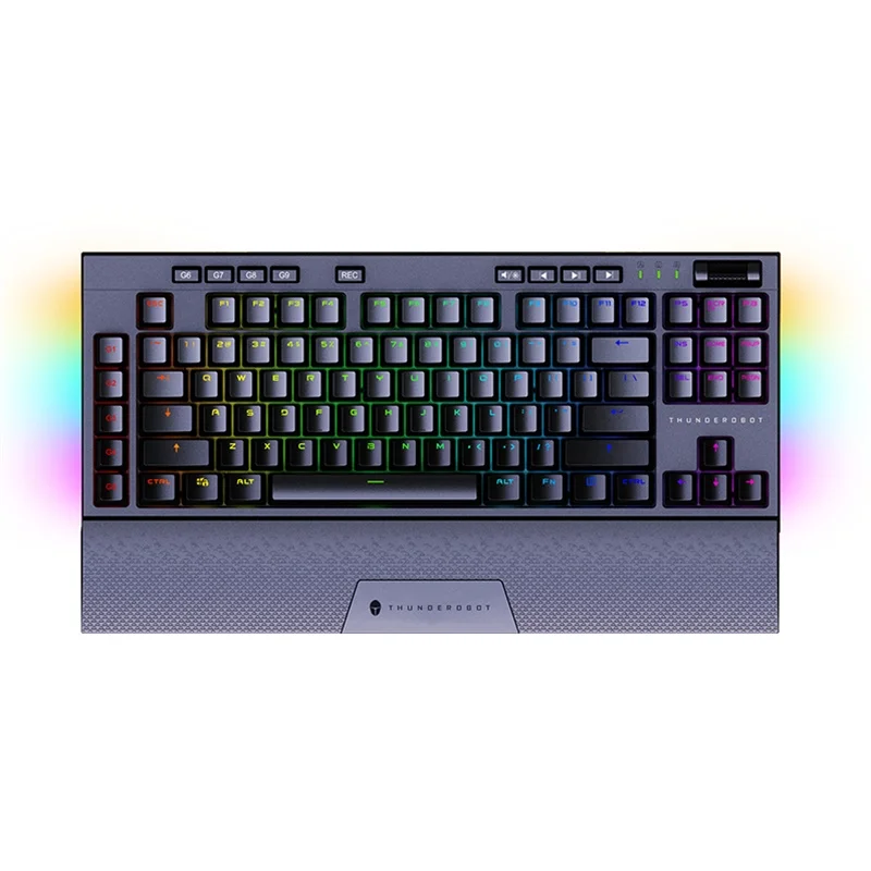 

Thunderobot KL30 Dual Mode 2.4g Mechanical Keyboard 80% lighting effects RGB switch led magnetic type wrist macro pbt keycap