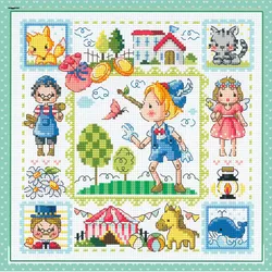 SO3225 koreański miłość Mini Cartoon pakiet Craft Stitch Cross Stitch robótki haftowanie rękodzieło haft krzyżykowy zestawy prezent