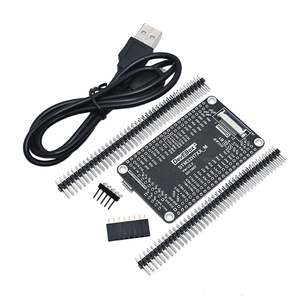 STM32H750VBT6 STM32H743VIT6 STM32H7 Development Board STM32 System Board M7 Core Board TFT Interface with USB Cable