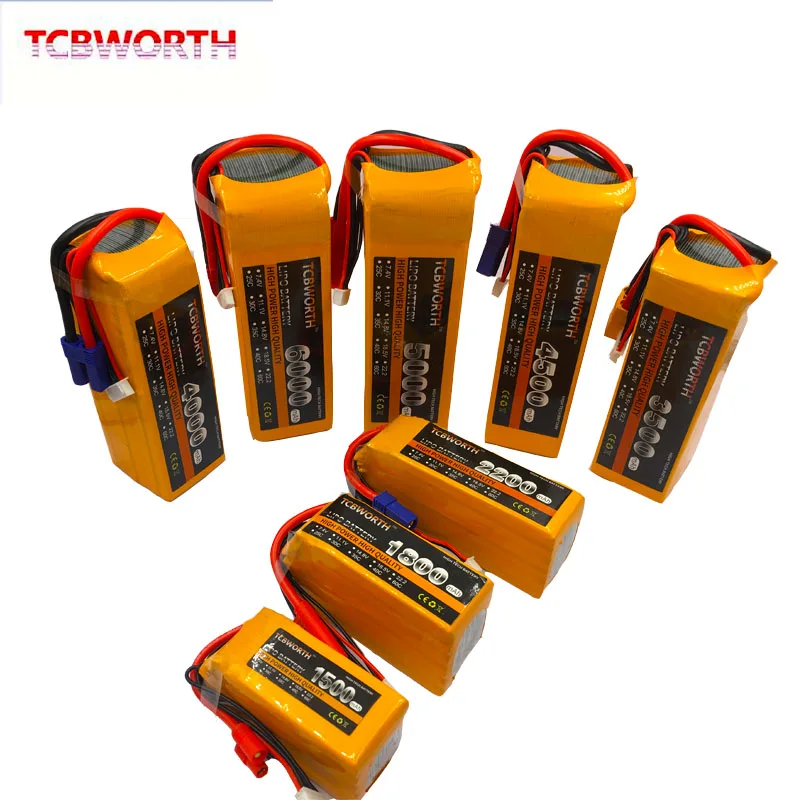 22.2V RC samolot bateria LiPo 6S 3500mAh 4000mAh 5000mAh 5200mAh 6000mAh 30C 40C 60C dla zdalnie sterowany dron helikopter samochodu 6S AKKU