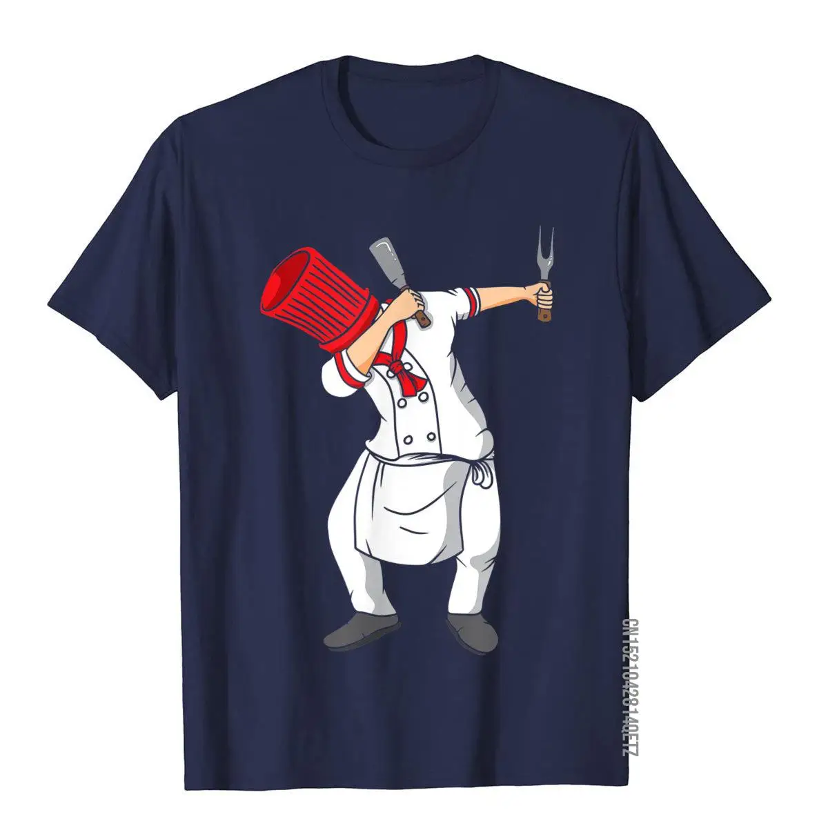 Dabbing Hibachi Chef Funny T-Shirt Cotton Fitness Tees Classic Male Top T-Shirts Tight Streetwear Harajuku