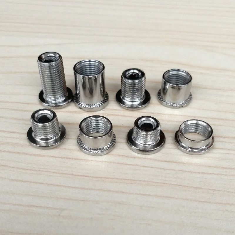 10 Sets Stainless Steel 304 Bolts M8 Hollowed Screw Cylinder Nut For Bicycle Derailleur Gear Hangers  Mech Dropouts