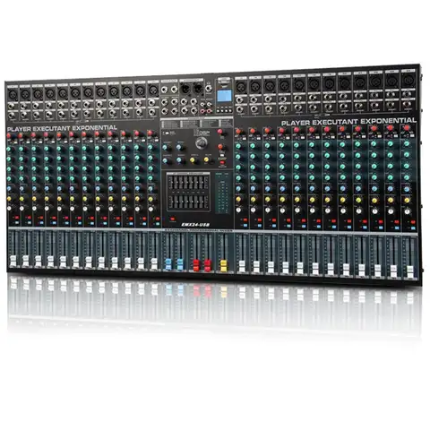 전문 오디오 믹서 DJ 믹서 콘솔, MP3, 블루투스, 무대용 DSP, 라인 어레이 스피커, 8 채널, 12 채널, 16 채널, 24 채널