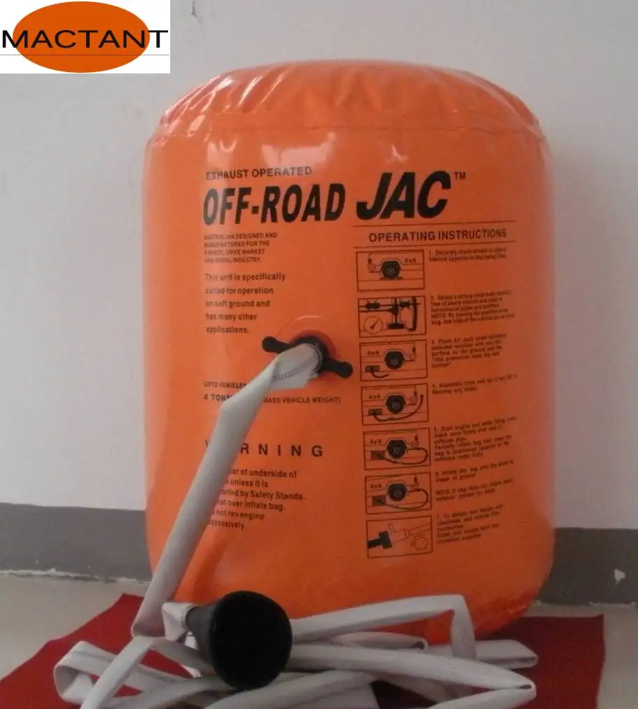 MACTANT 3 Tons 4 Tons Inflatable Exhaust Jack Inflatable Jack Car Rescue Tool Car Jack To Send Storage Bag CN Low Price