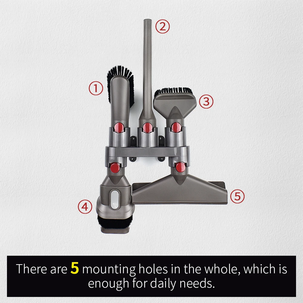 Storage Bracket Holder Absolute Vacuum Cleaner Parts Brush Tool Nozzle Base Compatible with Dyson V7 V8 V10 V11 Accessories