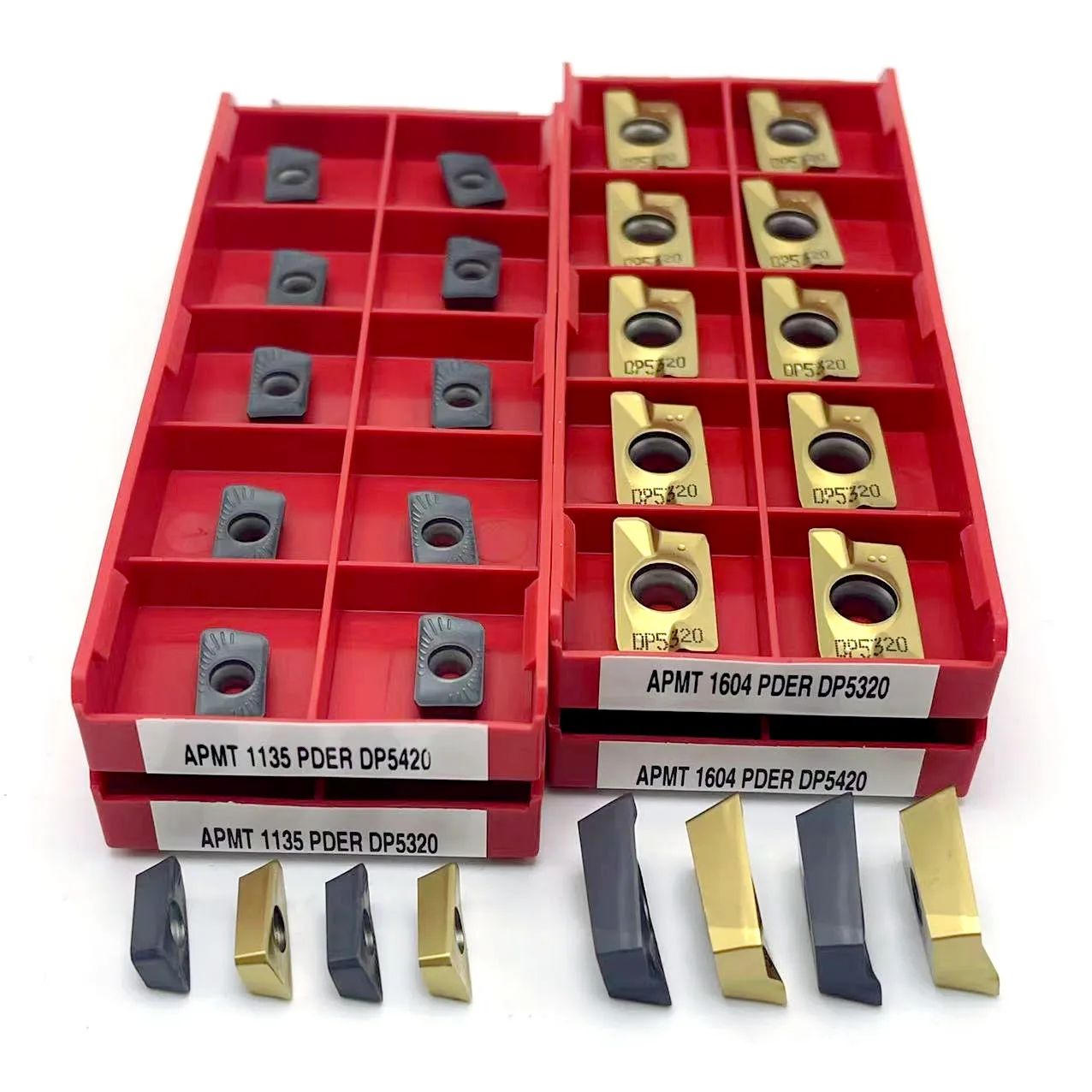 APMT1604 APMT1135PDER pp5320 DP5420 inserti in metallo duro di alta qualità APMT tornio CNC parti inserti per fresatura utensili RPMW