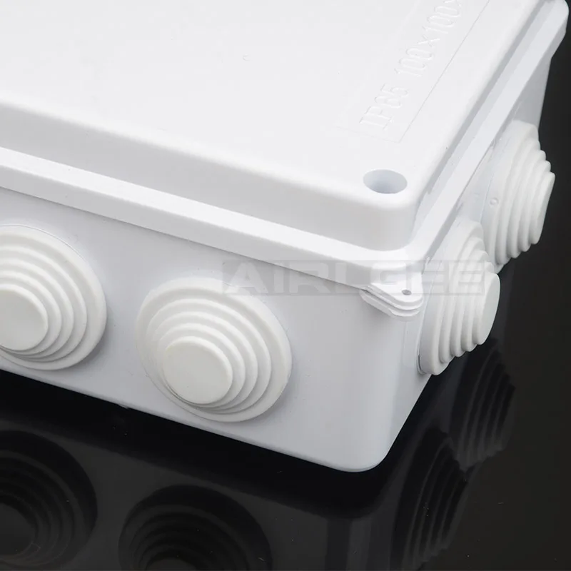 Wholesale ABS Plastic IP65 Waterproof Junction Box DIY Outdoor Electrical Connection Box Cable Branch Box 200x100x70mm