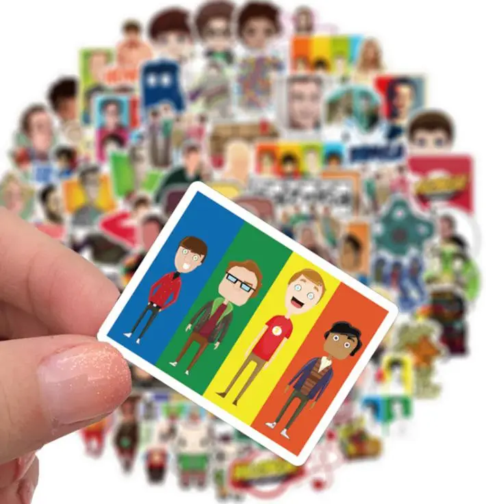 10/30/50/100pcs The Big Bang Graffiti Cool Helmet Classic Stickers Skateboard Travel Suitcase Phone Laptop Luggage Cute Kids