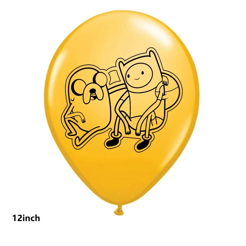 10 قطعة/الوحدة مغامرة الوقت مع الفنلندي وجيك 12 بوصة بالونات اللاتكس أنيمي الاطفال الحسنات تأثيري الكرتون بالون ديكور حفلة عيد ميلاد