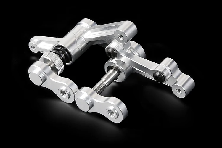 مجموعة أذرع ممسحة التوجيه المصنوعة من الألومنيوم باستخدام الحاسب الآلي تناسب HPI Baja 5B 5T 5SC King Motor وRovan Buggies