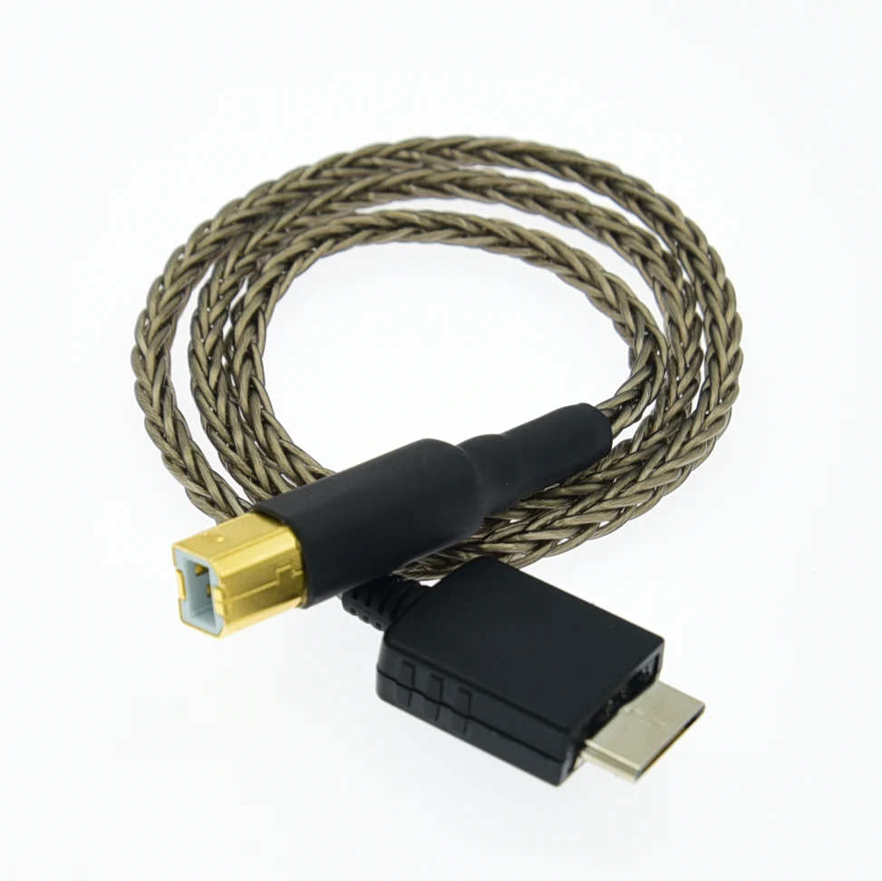 7N OCC Gold Plated 22PIN DOCK WMPORT Walkman To USB B DAC Cable For Desktop Decoder Sony  zx300a 300A A55 zx1 zx2 NW WM1A - WM1Z