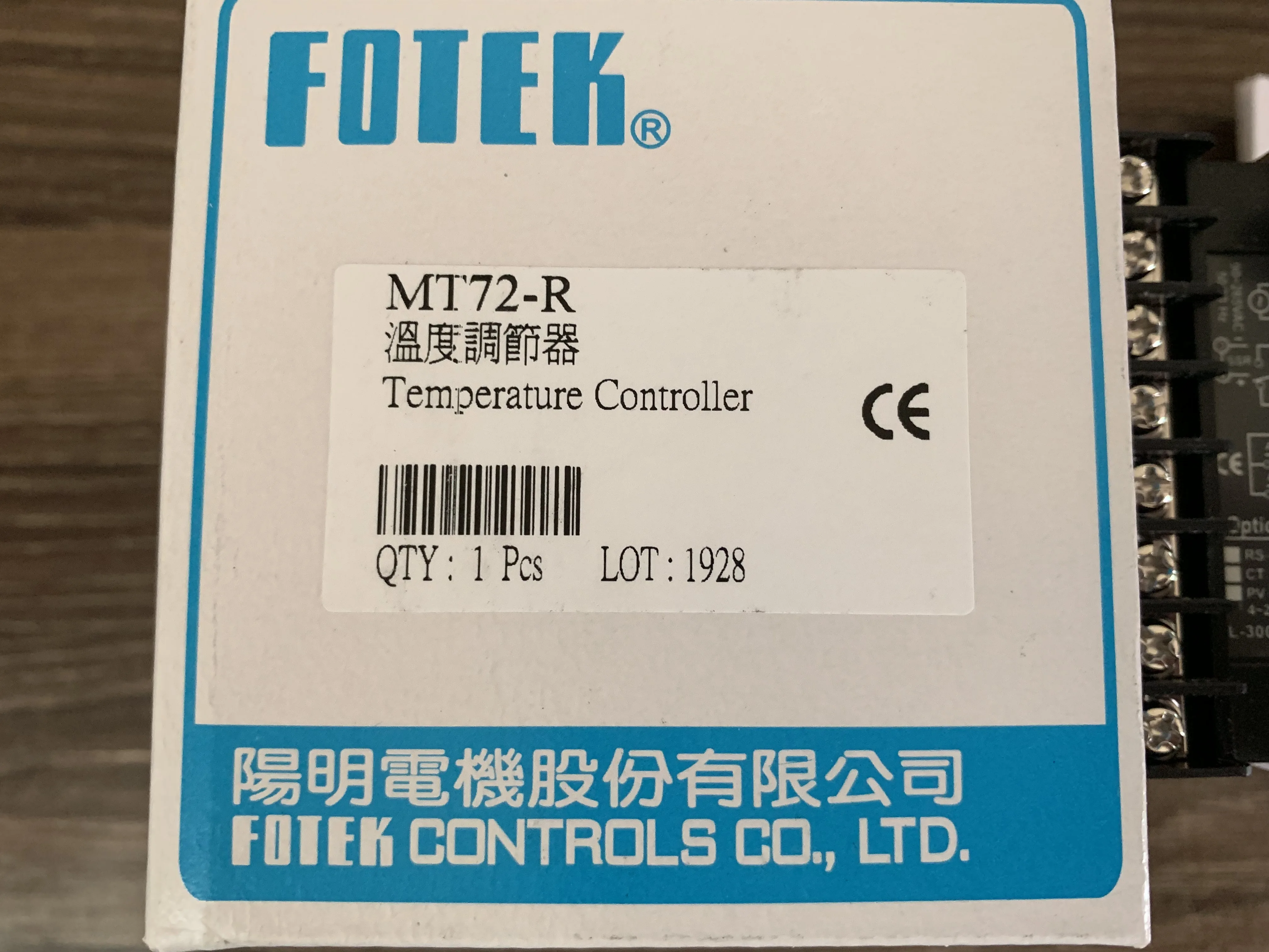 Original Genuíno Mt72-r Fotek Termostato Controlador de Temperatura de Taiwan