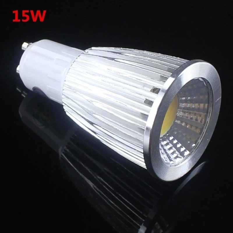 1pcs New Product GU10 9W 12W 15W Dimmable LED COB 110V 220V Spotlight Lamp Bulb Warm White /Cool White /Pure White LED Lighting