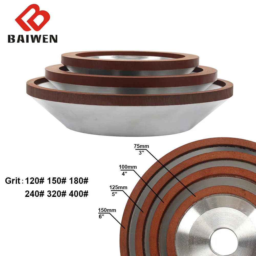 50/75/100/125/150mm disco diamantato per disco da taglio a tazza disco da taglio a forma di tazza per smerigliatrice angolare accessori per utensili rotanti