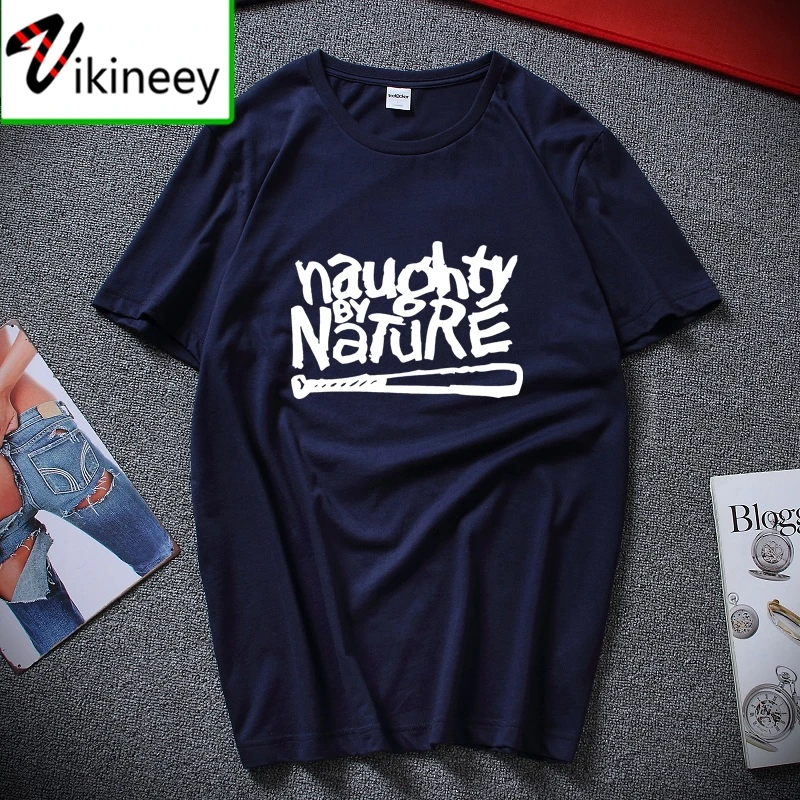 Naughty By Nature Old School Hip Hop Rap Skateboardinger Music Band Bboy Bgirl T-shirt Black Cotton T Shirt Top Tees