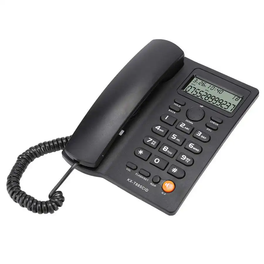 Caller ID Telephone Home Phone Hands-free Calling Landline Phone Speed Dial Desktop Corded Fixed Phone for Home Hotel Office