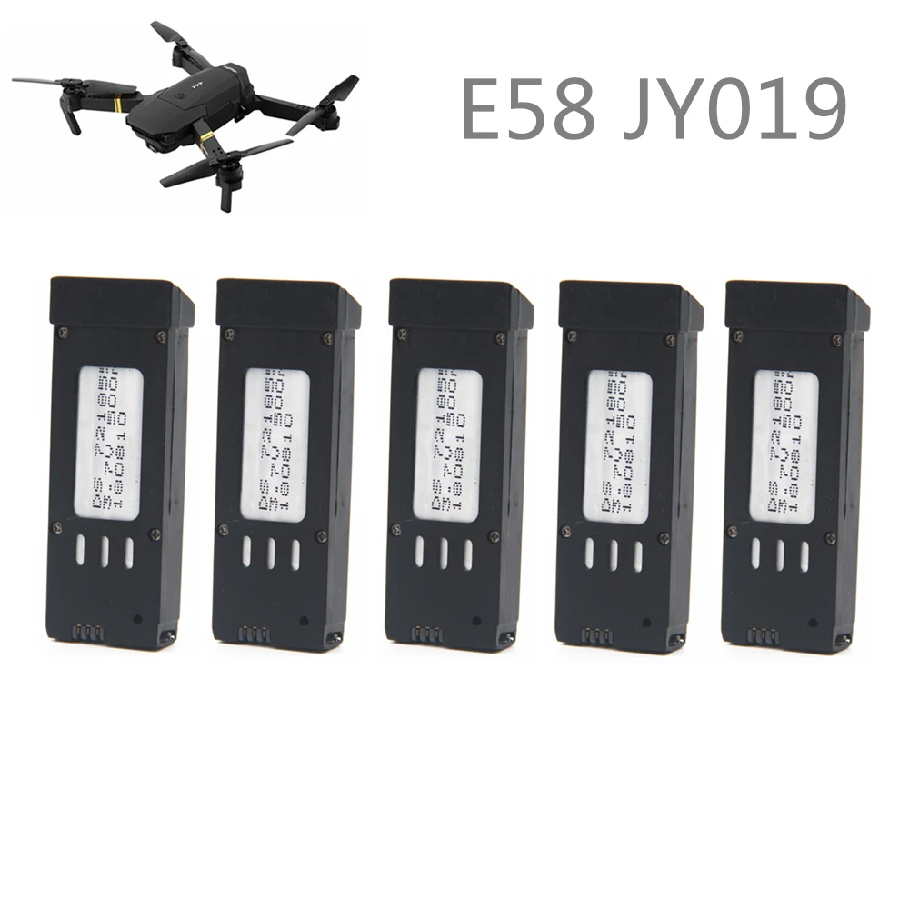 Batterij Voor E58 JY019 Batterij Rc Drone Quadcopter Onderdelen Vervang Oplaadbare Batterij 721855 3.7V 500Mah Batterij