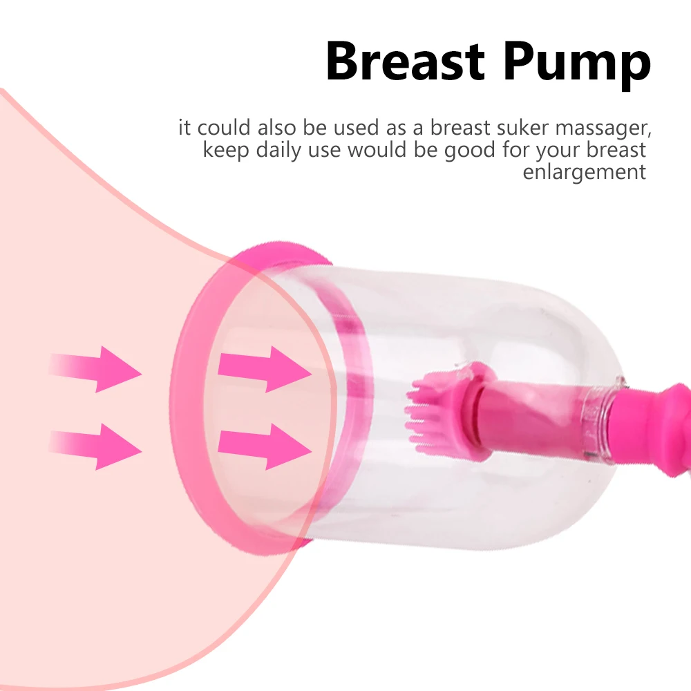 Nipple Stimulation Rotating Sucking Vibrator Breast Enlargement Masturbator Nipple Chest Massage Sex Toys Vibrator for Women