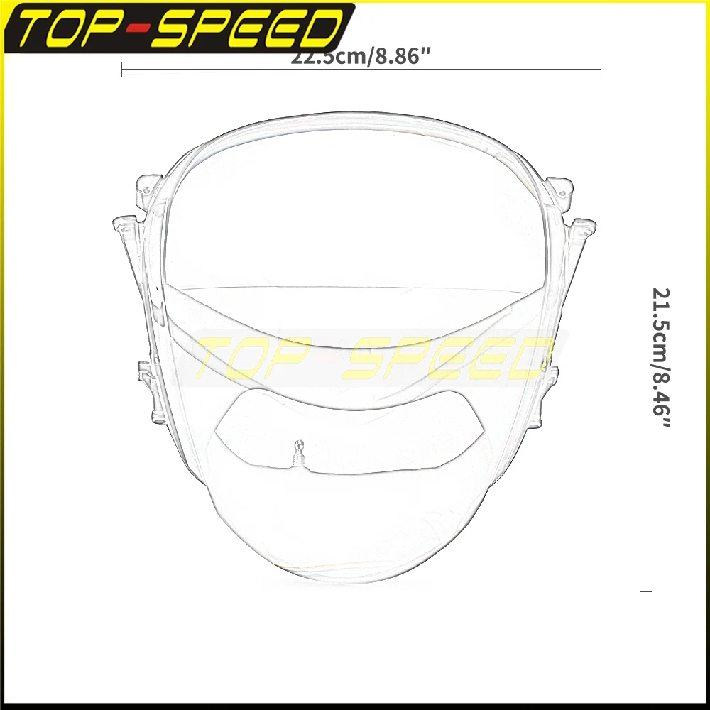 3 Styles Motorcycle Headlight Lens Front Light Glass Cover For Piaggio Zip 50 2T AC DT TT Base Pigmentato LC SP Fast Rider 49 2T