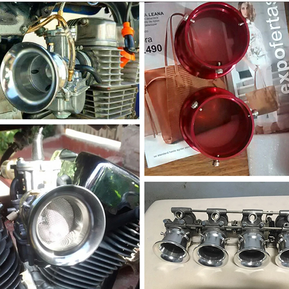 Alconstar per KEIHIN PWK modificato 34 36 38 40 42mm carburatore Performance filtro aria tazza 63mm filtro corno tazza vento