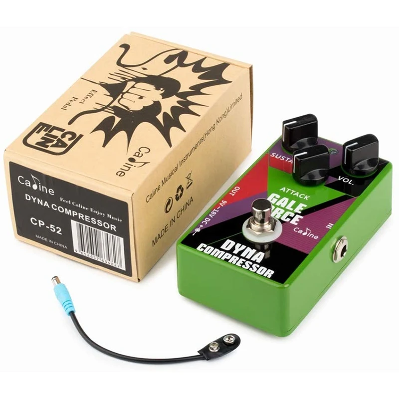 

Caline CP-52 Guitar Pedal Gale Force Dyna Compressor Mini Effect Pedal Guitar Accessories