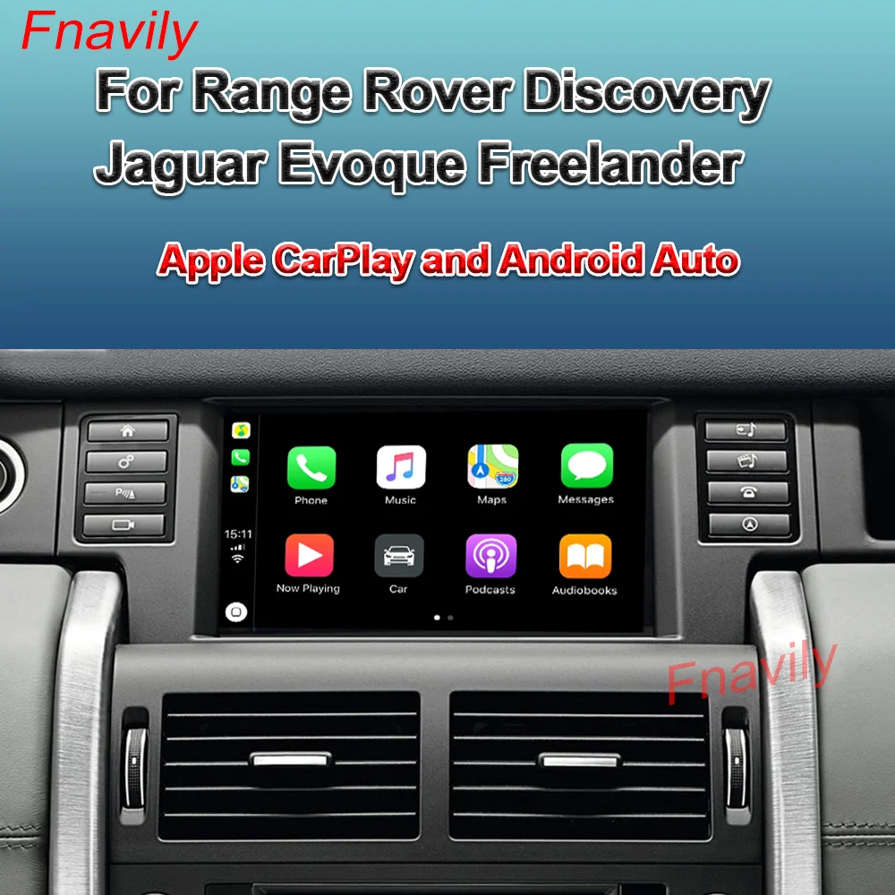 OEM Retrofit Wireless CarPlay For Range Rover Discovery Freelander Jaguar Evoque XF Apple CarPlay And Android Auto Retrofit Kit