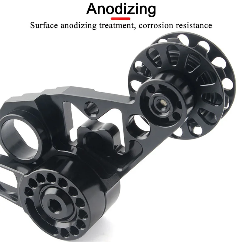 MUQZI Folding Bike Chain Guide SingleDisc 2/3/6 Speed Rear Bicycle Derailleur Chain Tensioner for Brompton Inner Outer Shift