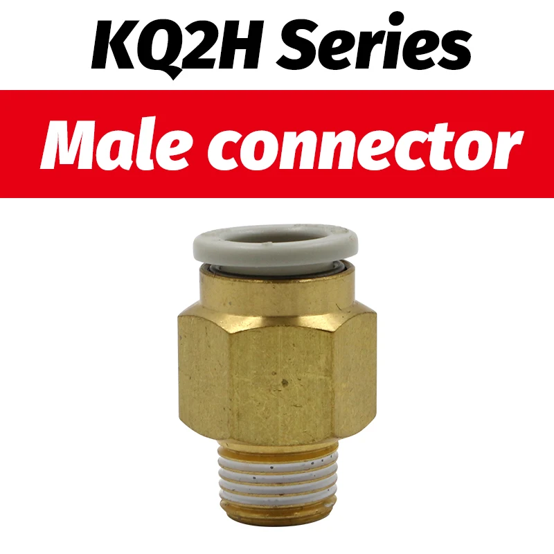 SMC Type KQ2H Male connector Pneumatic Quick Connector Fittings KQ2H04-M3A KQ2H06-M5A KQ2H08-01AS KQ2H10-03AS KQ2H12-04AS