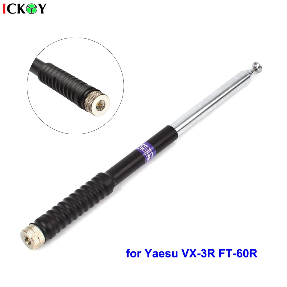 Telescopic Antenna SMA Male VHF 136-174MHz for Yaesu VX-3R FT-60R VX-8D VX-2R UV-3R PX-2R TH-UV3R ZT-2R Accessories