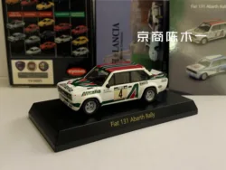 1/64 KYOSHO  Fiat 131 Abarth Rally  #4 Collection of die-cast alloy car decoration model toys