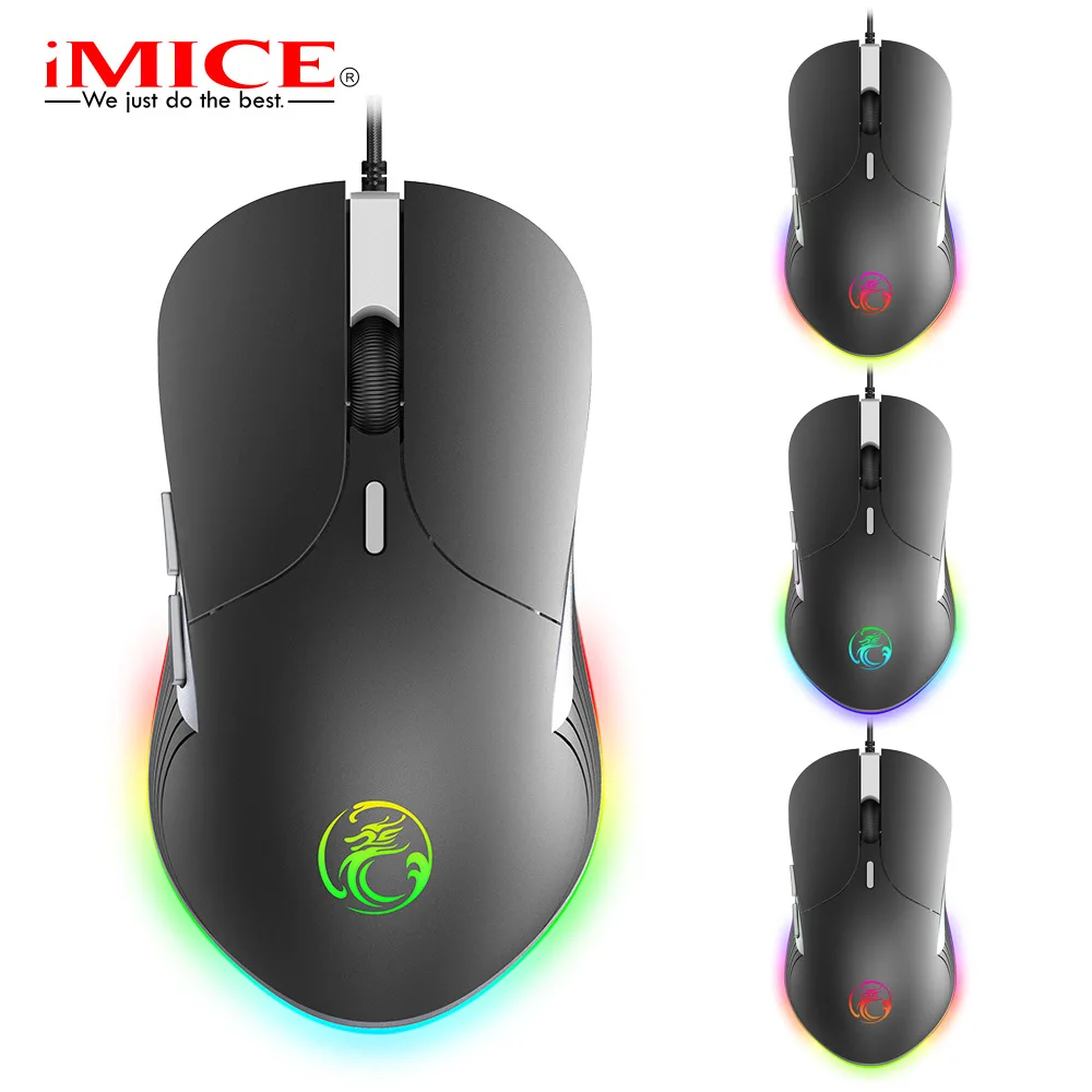 

iMICE New X6 Wired Optical Professional Gaming Mouse 6 Buttons 3200-6400DPI Suitable For PC Notebook Computers