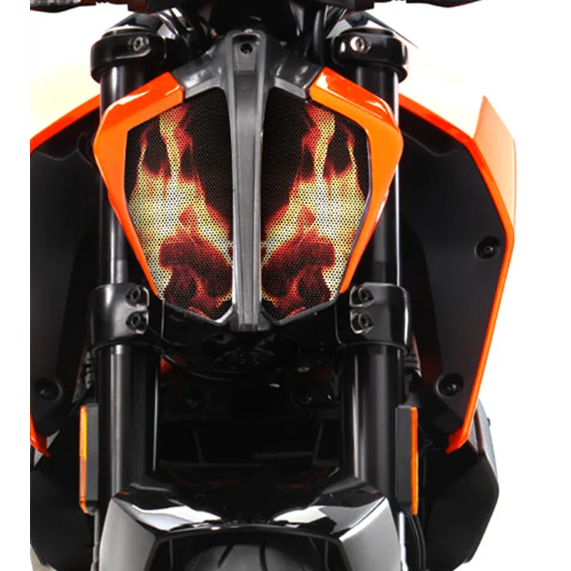 Motorcycle accessories headlight protection sticker Front Fairing Headlight Sticker Guard Sticker For DUKE390 790 2017-2018