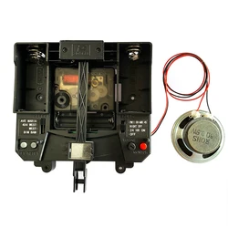 3 Size Long Shaft 6/9/13mm Music Chime Box Clock Movement Pendulum Swing Silent Mechanism With Hands DIY Replacement Kits