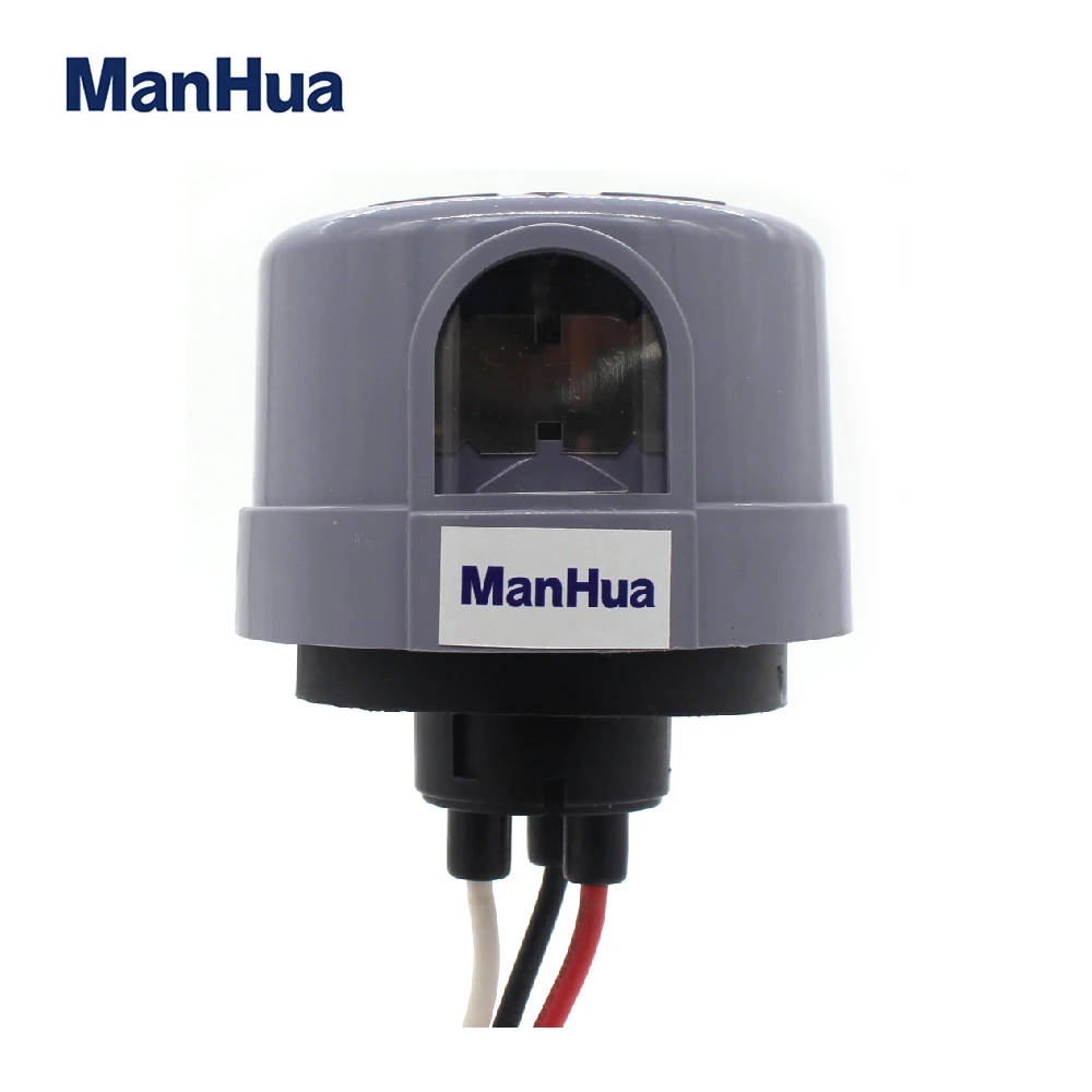 ManHua Photo-Electric Light Controller MS-BF with Base Light Sensor Switch For Street Light and Garden Smart home