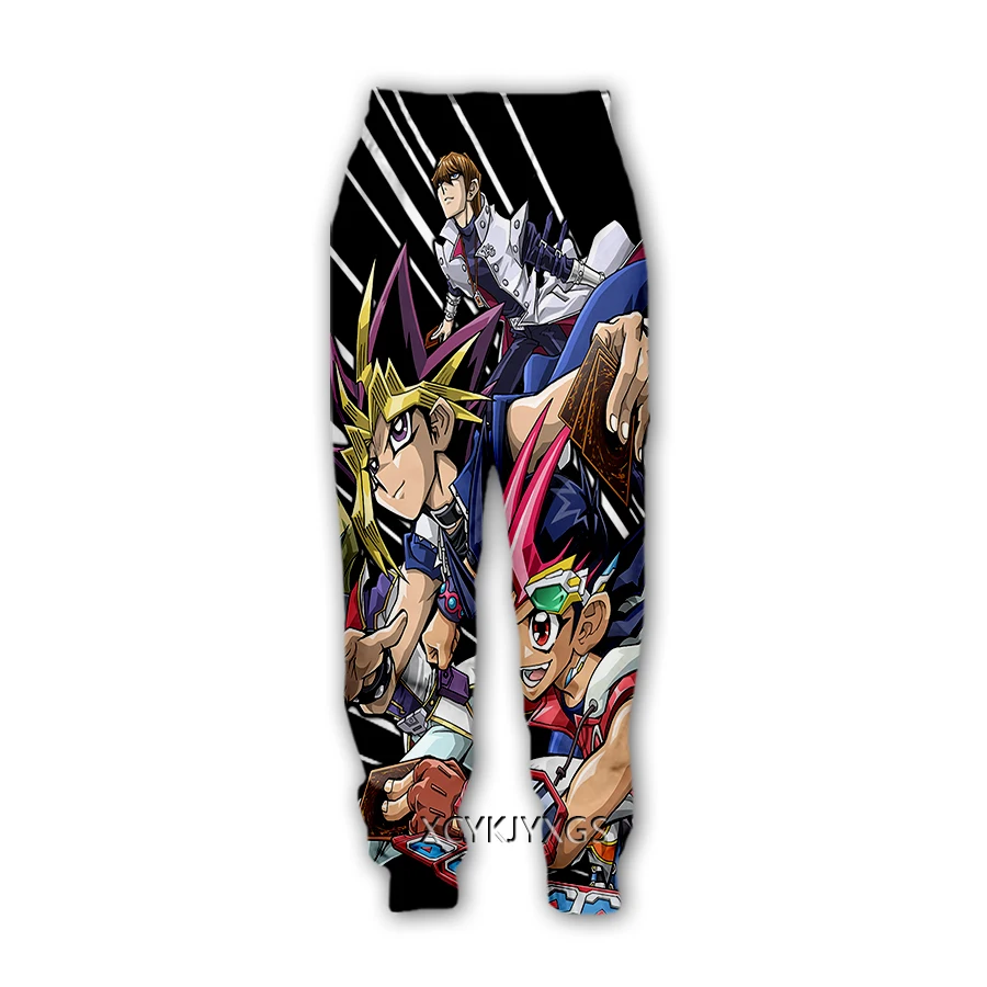 Phechion 3d na moda anime duelo monstros yu-gi-oh! Impressão-calças casuais sweatpants calças retas sweatpants jogging calças k127