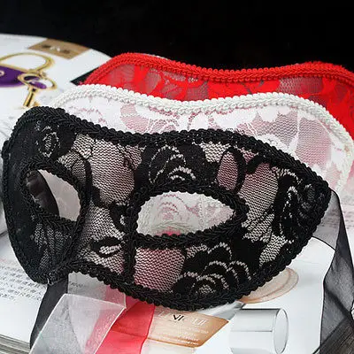 Black Red White Women Sexy Lace Eye Mask Party Masks For Masquerade Halloween Venetian Masquerade Masks hot