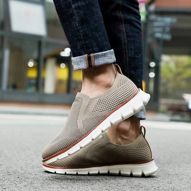 Men Sneakers Shoes Men Loafers High Quality Summer Fashion Breathable Mesh Men Casual Shoes Mens Trainer Zapatillas Hombre