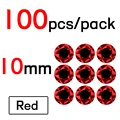 10mm Rojo 100 piezas