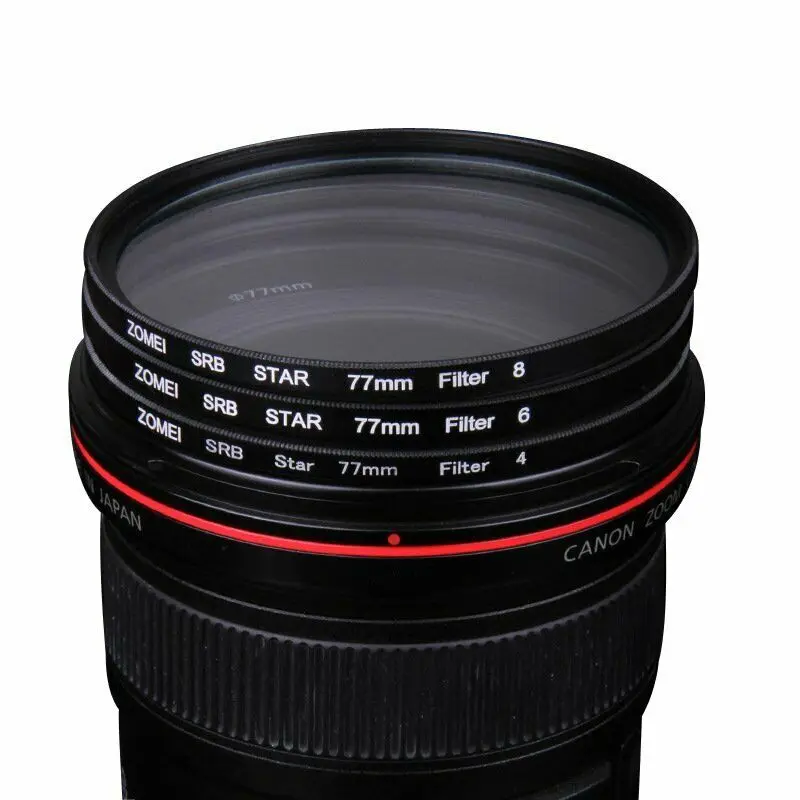 Zomei-Filtro de estrella de línea de estrella para cámara Canon, Nikon, Sony, DSLR, 52/58/67/72/77/82mm