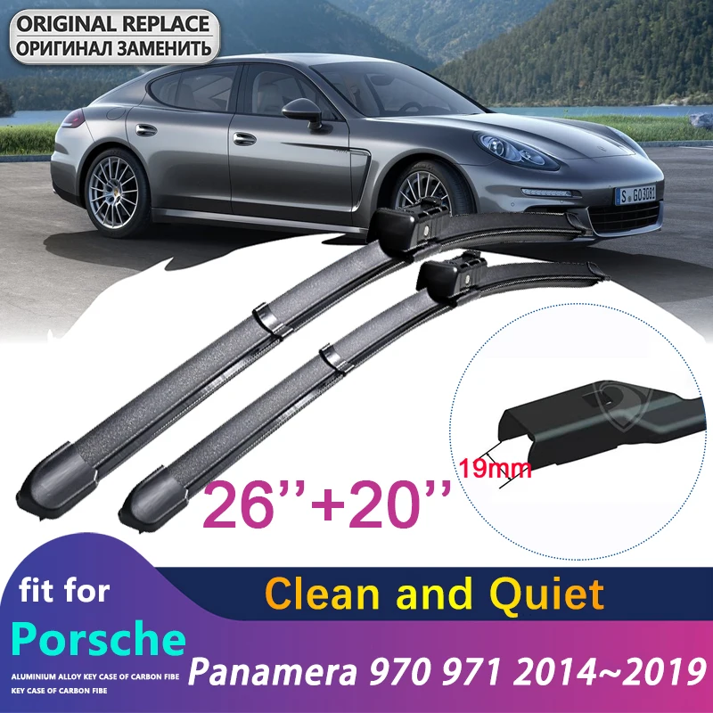 

Щетки стеклоочистителя передние для Porsche Panamera 970 971 2014 2019 ~ 2016 2015 2017 2018