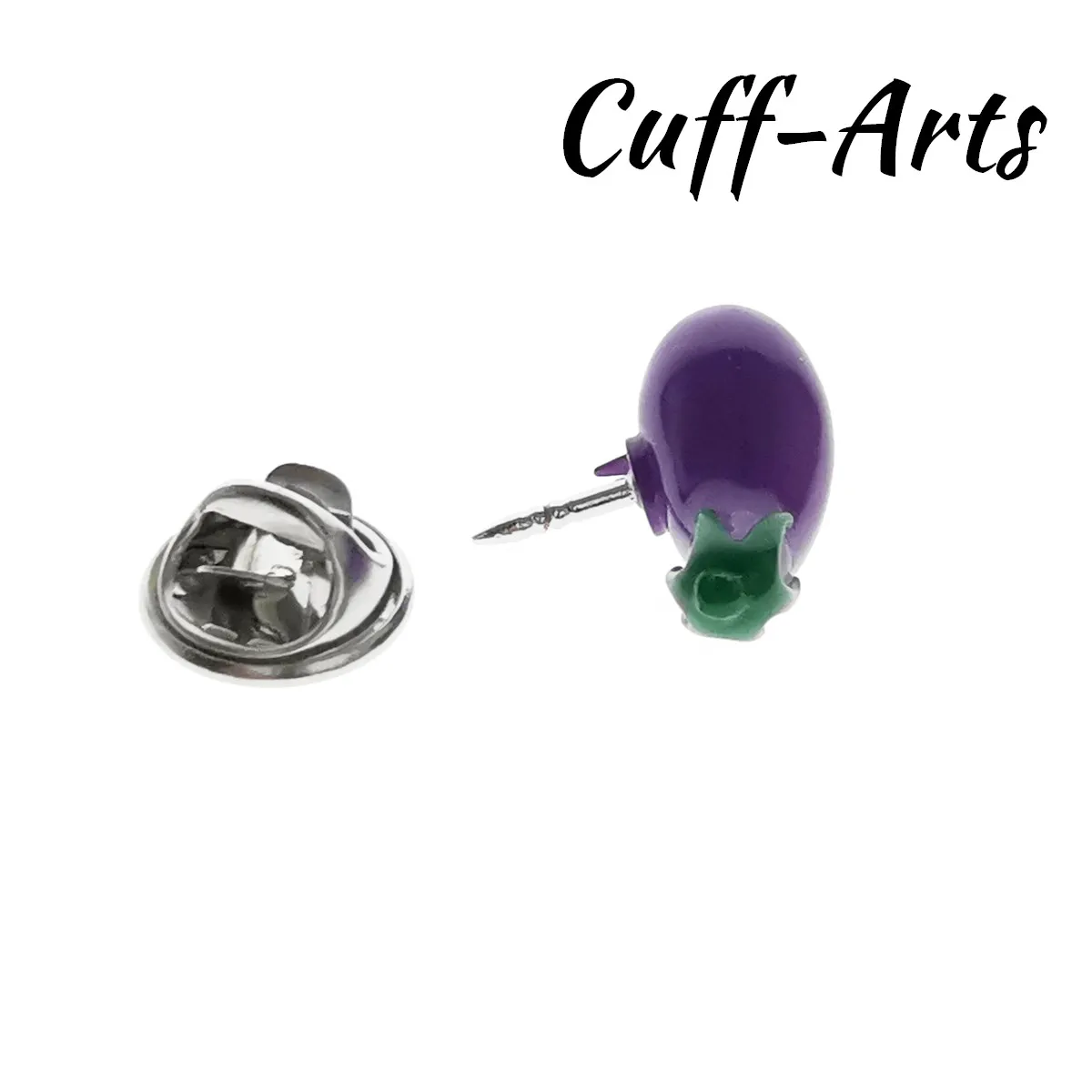 دبوس طية صدر السترة بدبابيس Aubergine, دبابيس موضة بتصميم جديد ودبوس مجوهرات بأزرار أكمام P10434