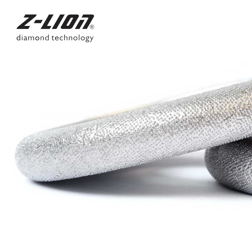 Z-LEAP 100mm Vacuum Brazing Diamond Grinding Wheel Granite Marble Concrete Fluting Disc Grooving Sanding Polishing Abrasive Pads