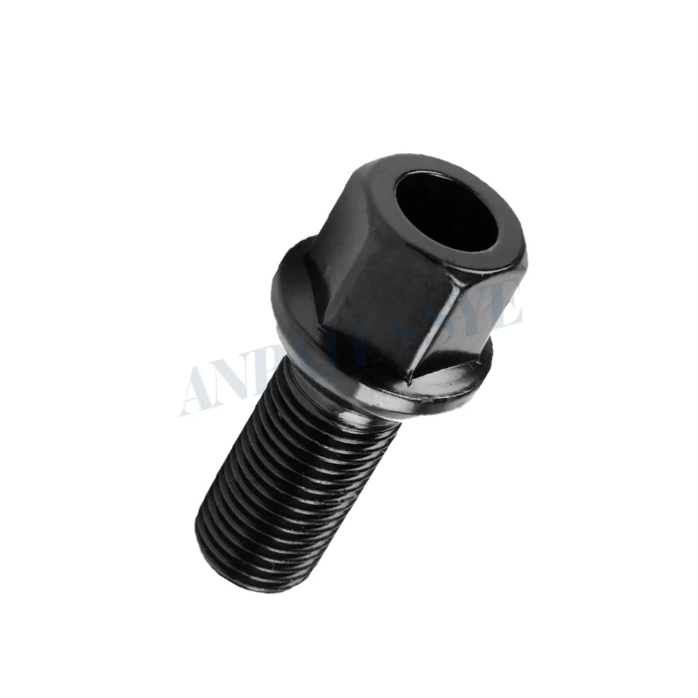 M14*1.5 27MM 1pcs Car Accessories 8D0601139D New Wheel Lug Bolts Car For VW Golf Jetta Passat For Audi A4 A6 BLACK