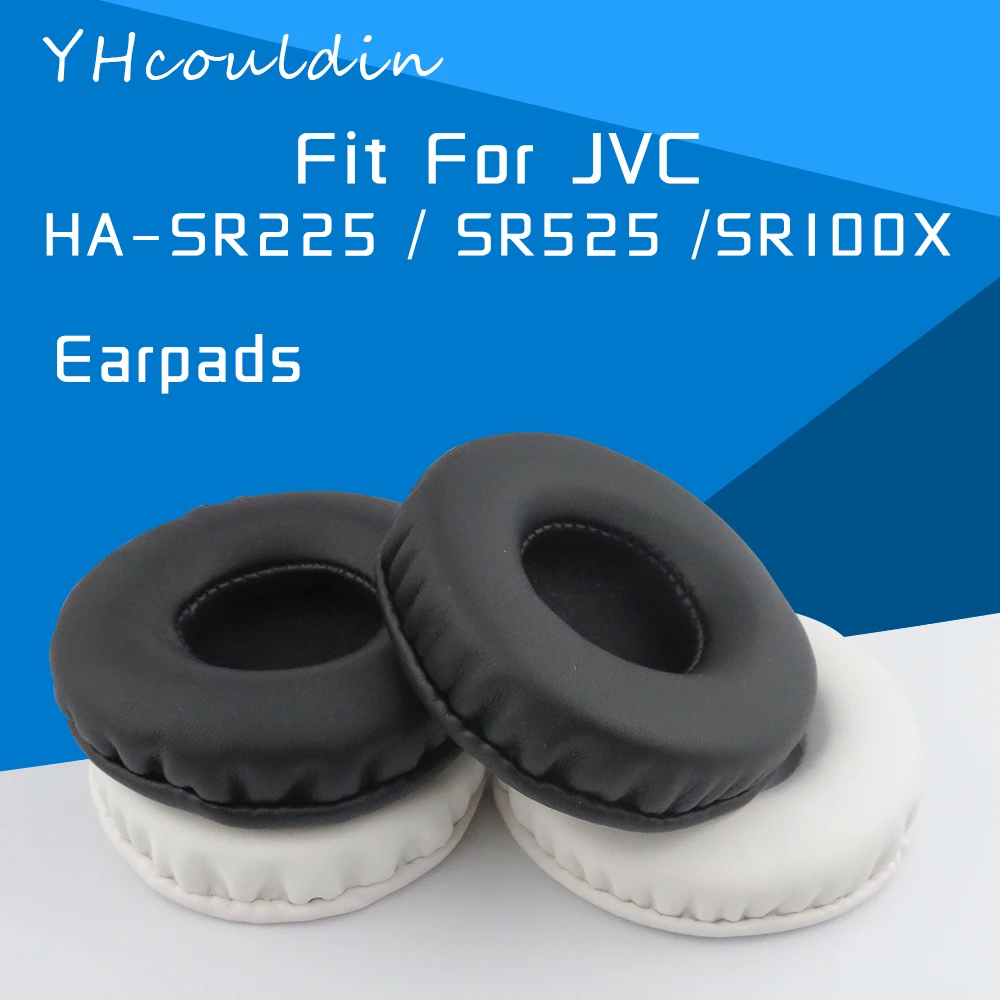 وسادات أذن من YHcouldin لأجهزة JVC SR225 SR525 SR100X ملحقات لسماعة الرأس استبدال من الجلد المجعد