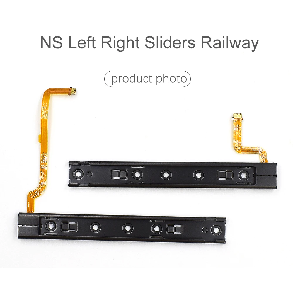 Replacement Right Left L R Slider Rail with Flex Cable Fix Part for Nintendo Switch NS NX Console Rebuild Track Game Accessories