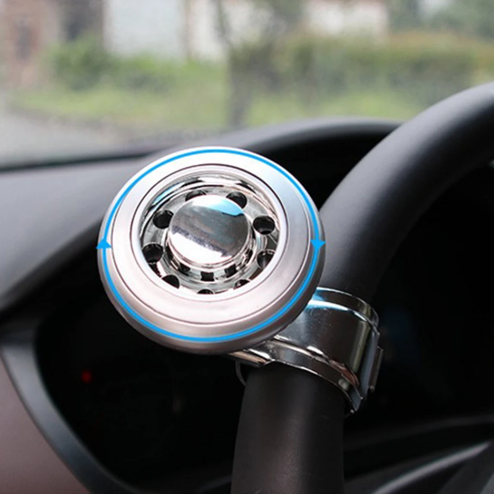 Car Boat Vehicle Power Plastic Handle Steering Wheel Spinner Knob Booster Accessory